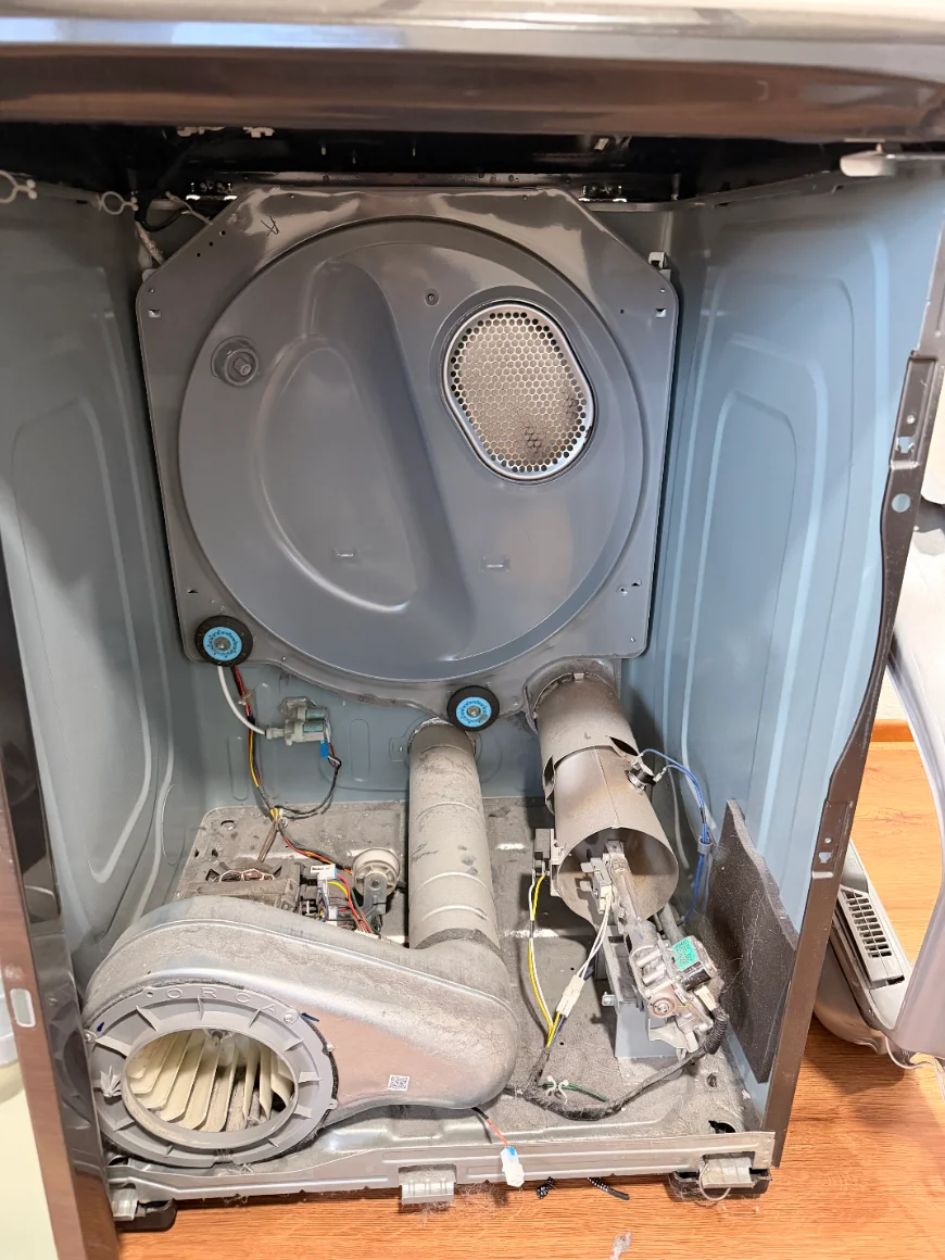Dryer drum and belt